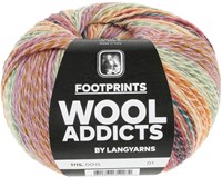 Lang Yarns Footprints 0015 Orange/Lilac/Green