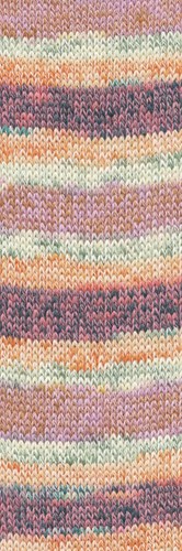 Lang Yarns Footprints 0015 Orange/Lilac/Green-3