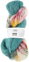 Lang Yarns Muse 009 Turquoise Printed