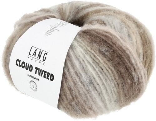 Lang Yarns Cloud Tweed 008 Beige/Camel//Brown-2