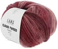Lang Yarns Cloud Tweed 009 Rose/Red/Dark Red-2
