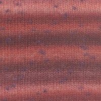 Lang Yarns Cloud Tweed 0009 roze/rood/donkerrood