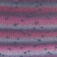 Lang Yarns Cloud Tweed 0012 fuchsia/aubergine/petrol