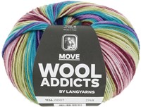 Lang Yarns Move 007 Turquoise/Red/Yellow