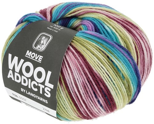 Lang Yarns Move 007 Turquoise/Red/Yellow-2