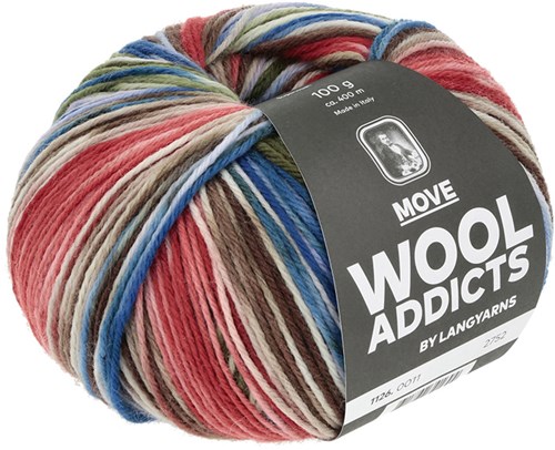 Lang Yarns Move 0011 Olive/Blue/Red-3