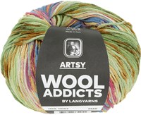Lang Yarns Artsy 002 Green/Rose