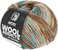 Lang Yarns Artsy 010 Brown/Blue/Ocre/Lilac-2