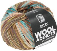 Lang Yarns Artsy 010 Brown/Blue/Ocre/Lilac-3