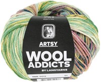 Lang Yarns Artsy 012 Green/Yellow/Pink/Petrol