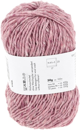 Lang Yarns Donegal Tweed + 0009 roze