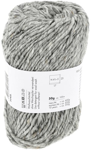 Lang Yarns Donegal Tweed + 0023 lichtgrijs