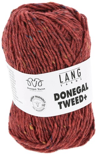 Lang Yarns Donegal Tweed+ 060 Red-3