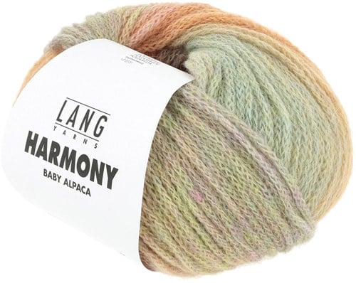 Lang Yarns Harmony 001 Yellow/Rose-2