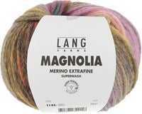 Lang Yarns Magnolia 001 Mustard Yellow/Grey/Fuchsia