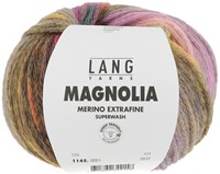Lang Yarns Magnolia 001 Mustard Yellow/Grey/Fuchsia