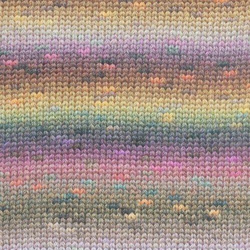 Lang Yarns Magnolia 0001 mosterdgeel/grijs/fuchsia