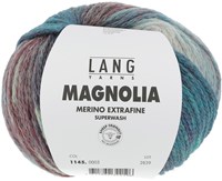 Lang Yarns Magnolia 003 Turquoise/Red/Green