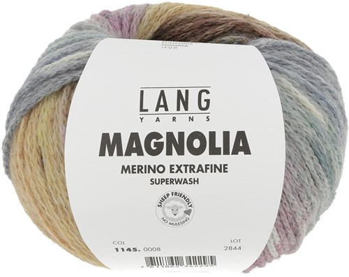 Lang Yarns Magnolia 008 Cognac/Jeans/Petrol