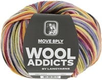 Lang Yarns Move 8-Fach 002 Lilac/Red/Yellow
