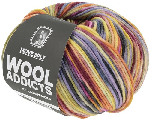 Lang Yarns Move 8-Fach 002 Lilac/Red/Yellow-2