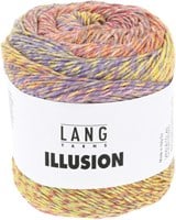 Lang Yarns Illusion 0001 Rose/Yellow/Lilac/Orange