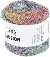 Lang Yarns Illusion 0002 Lilac/Petrol/Yellow/Light Blue-2