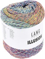 Lang Yarns Illusion 0002 Lilac/Petrol/Yellow/Light Blue-3
