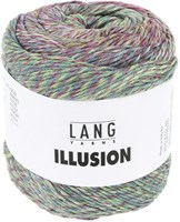Lang Yarns Illusion 0003 Fuchsia/Green/Blue