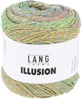 Lang Yarns Illusion 0004 Yellow/Rose/Light Green/Aqua