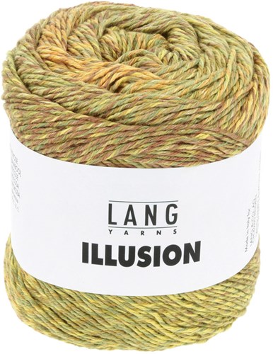 Lang Yarns Illusion 0007 Olive/Yellow/Brown/Orange