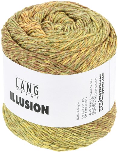 Lang Yarns Illusion 0007 Olive/Yellow/Brown/Orange-2