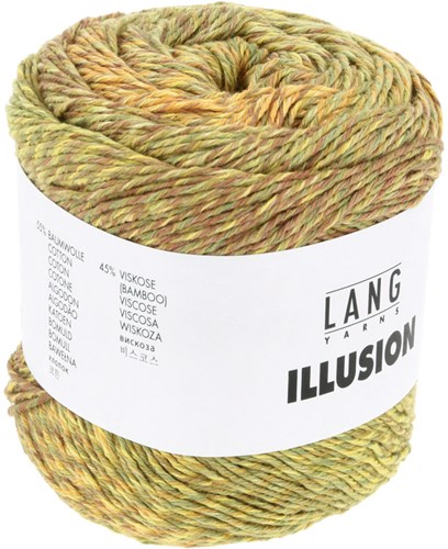 Lang Yarns Illusion 0007 Olive/Yellow/Brown/Orange-3