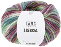 Lang Yarns Illusion 0002 Lilac/Petrol/Yellow/Light Blue