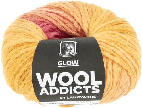Lang Yarns Glow 0052 Orange/Red