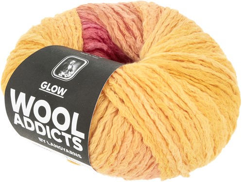 Lang Yarns Glow 0052 Orange/Red-2