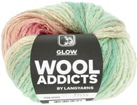 Lang Yarns Glow 0054 Sage/Red
