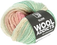 Lang Yarns Glow 0054 Sage/Red-3