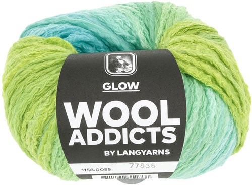 Lang Yarns Glow 0055 Green/Blue
