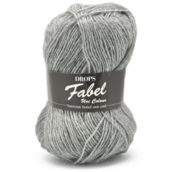 Drops Fabel Uni Colour 115 Light-grey