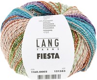 Lang Yarns Fiesta 0002 Light Blue/Pink/Green/Orange