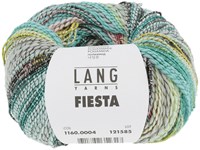 Lang Yarns Fiesta 0004 Turquoise/Aqua/Grey/Salmon