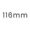 116 mm