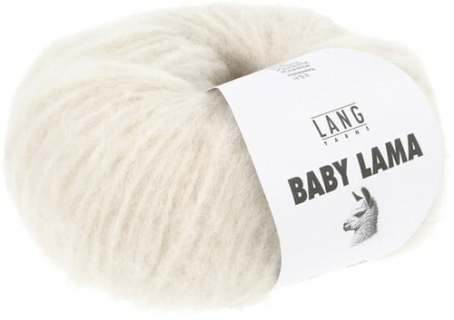 Lang Yarns Baby Lama 0001 White-2