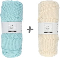 Dream Blanket 4.0 KAL Knitting Kit 11 Jade Gravel & Cream