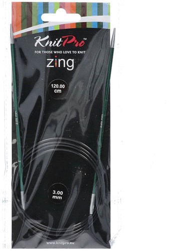 KnitPro Zing Circular Knitting Needles 120cm 3.00 mm
