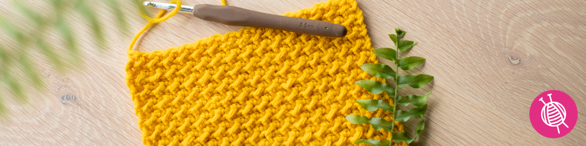 Stitch of the Month: Crochet a Variation on the Seed Stitch