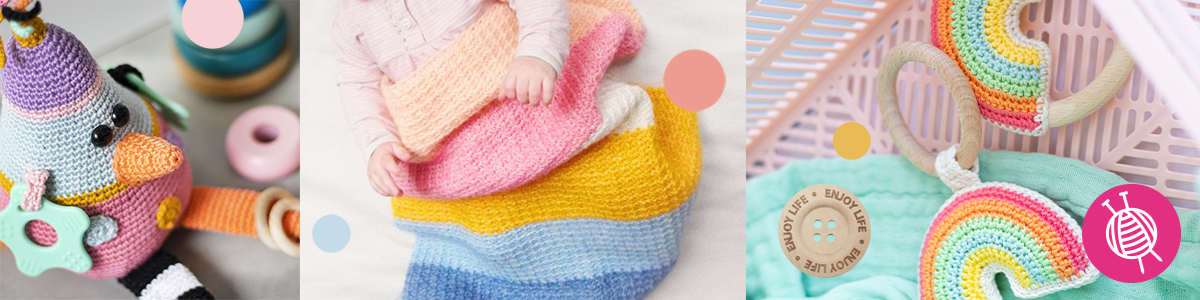 Suitable Materials for Baby Projects: Yarn, Notions and Accessories