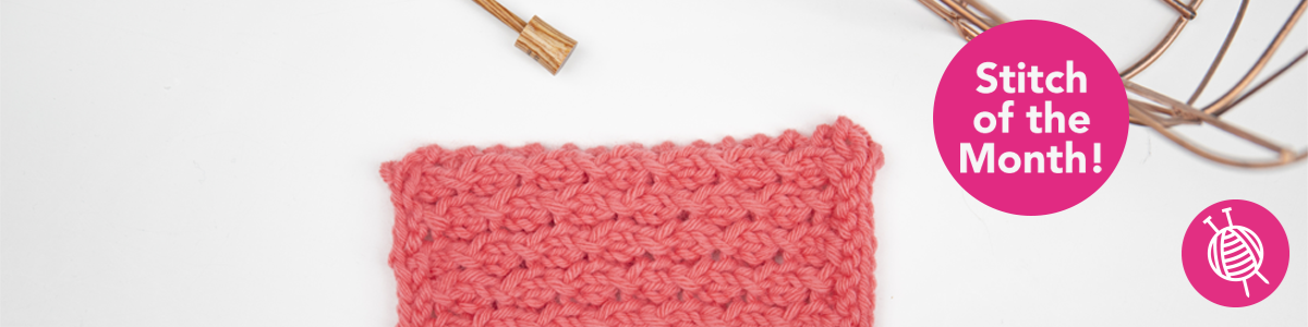 Stitch of the Month: Knitting Honeycomb Stitch