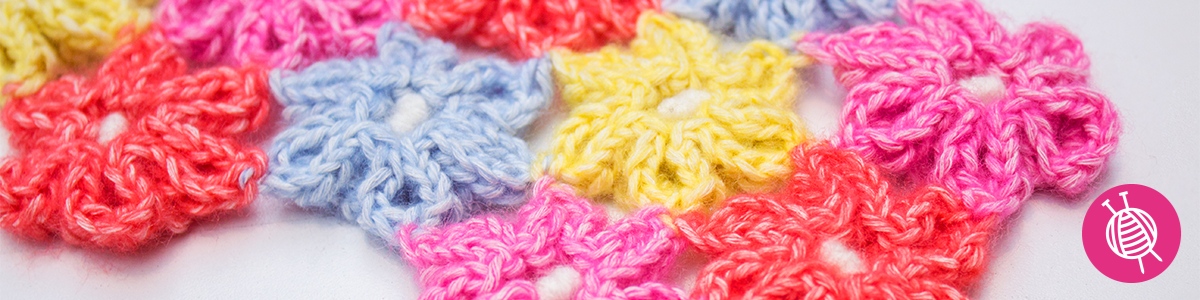 Funny Flowers - Learn how to crochet a flower!